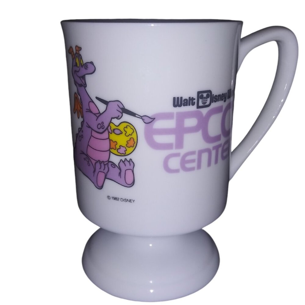 VTG Walt Disney World EPCOT Figment the dragon Ceramic Coffee Tea Mug 1982 Japan
